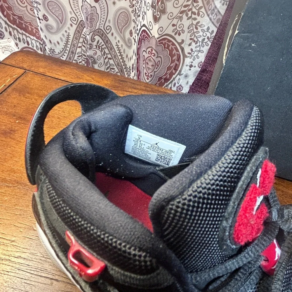 Nike Red and Black Athletic Shoes
